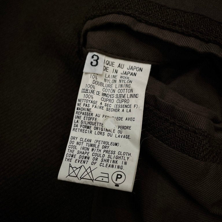 Y's for men ウールツイード6ポケットミリタリーコート Archive ジャケット ブルゾン アウター Yohji Yamamoto Pour Homme ヨウジヤマモトプールオム ワイズフォーメン メンズ