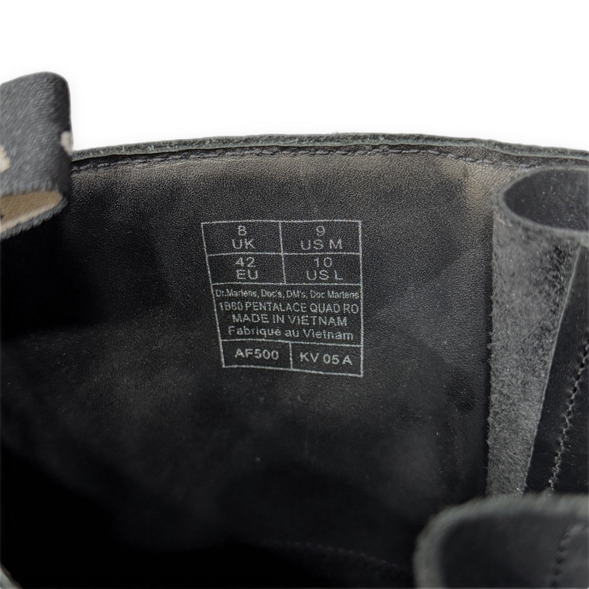 Rick Owens × Dr.Martens 25AW QUAD SOLE PENTALACE BOOT 1B60 クアッドソールペンタレースブーツ シューズ 靴 クツ EU42 DM02E68110001 リックオウエンス ドクターマーチン メンズ