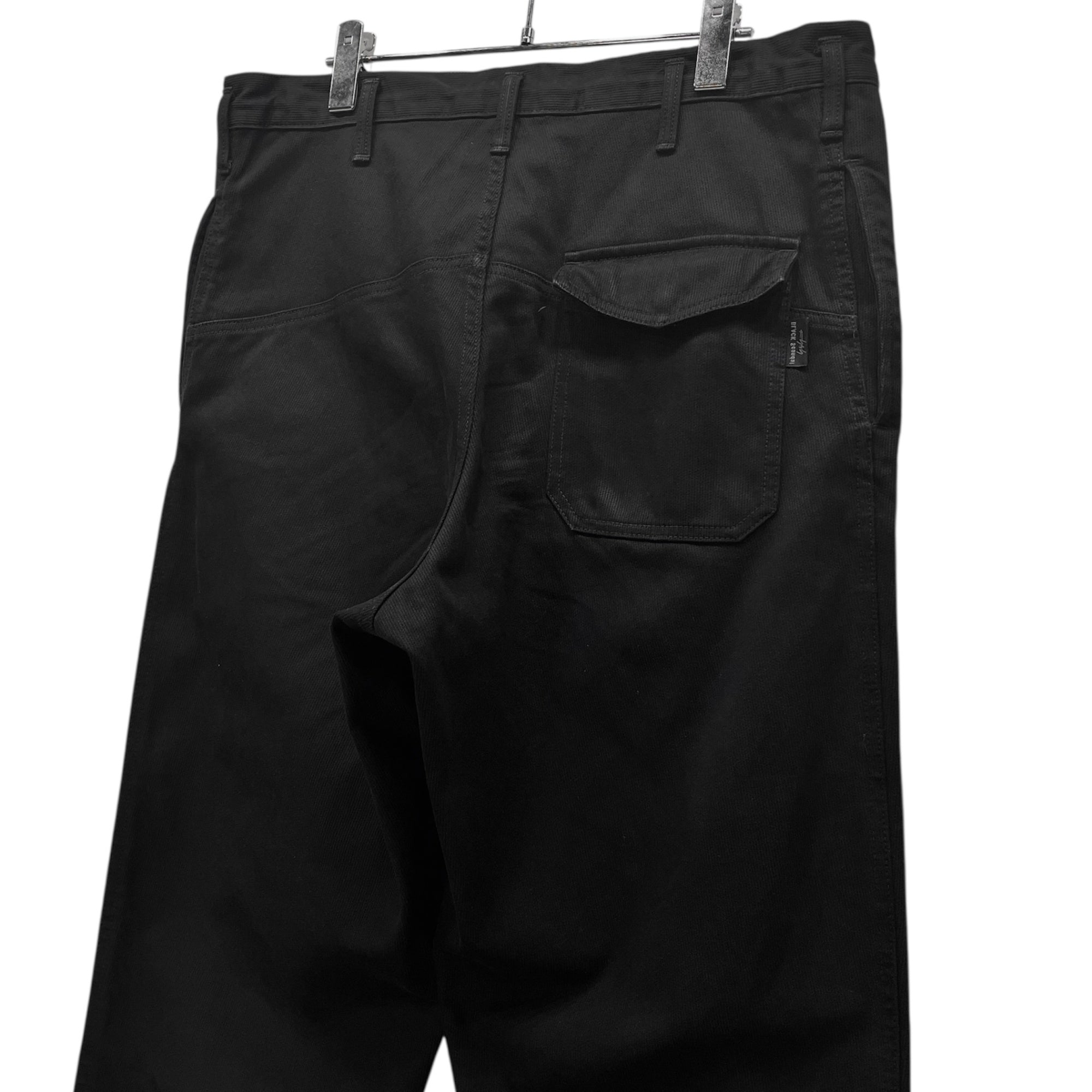 Yohji Yamamoto Pour Homme BLACK Scandal 21AW コットンウエスト紐イージーワークカーゴパンツ テーパード ボトムス ヨウジヤマモトプールオム ブラックスキャンダル メンズ