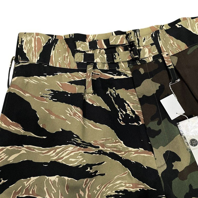 S'YTE Yohji Yamamoto 20SS マルチカモフラージュパッチワークハイウエストミリタリーワイドパンツ ボトムス 迷彩 未使用タグ付き サイト ヨウジヤマモト メンズ レディース ユニセックス