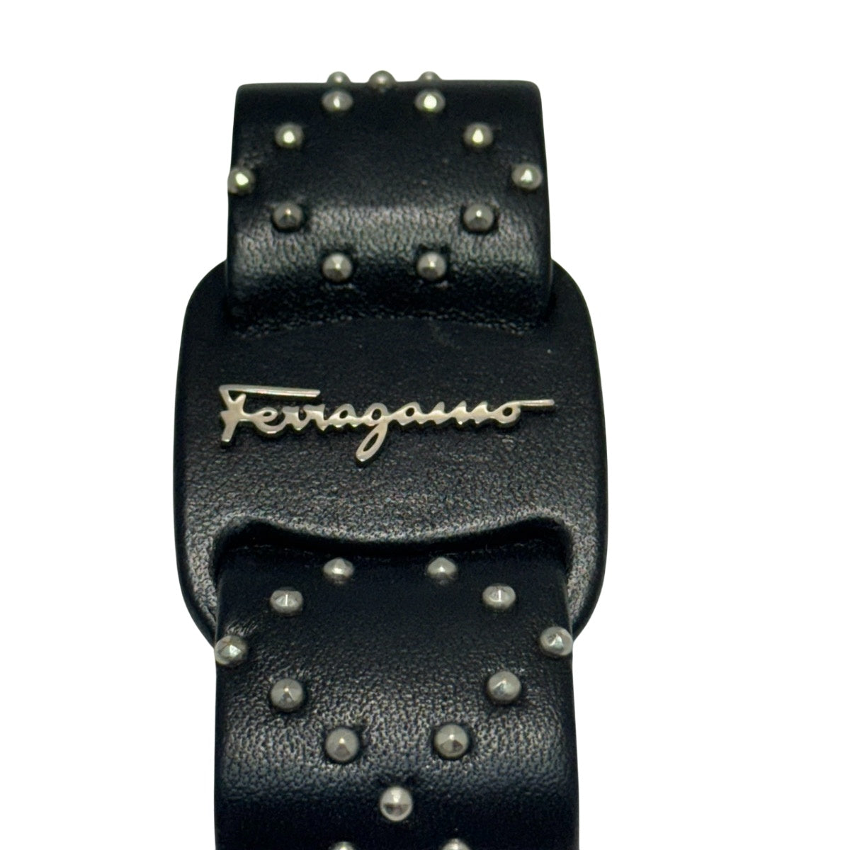 Salvatore Ferragamo Salvatore Ferragamo レザーバレッタ