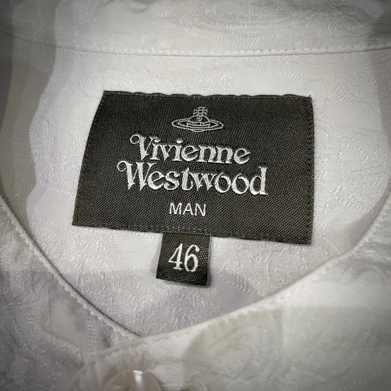 Vivienne Westwood MAN 21SS オーブジャカードバンドカラーオーバーサイズブザムシャツ