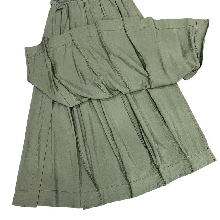 Vivienne Westwood RED LABEL 21SS タックプリーツサイドスリットイージーロングスカート パンツ ボトムス ドローストリング ヴィヴィアンウエストウッド レッドレーベル レディース