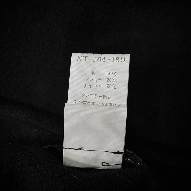 Yohji Yamamoto +NOIR ウールアンゴラニットノースリーブロングワンピース トップス アウター ドレス ヨウジヤマモト プリュスノアール レディース