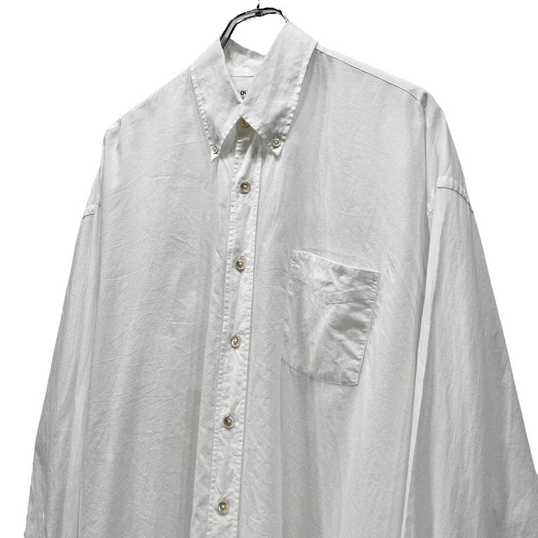 OUR LEGACY BORROWED BD SHIRT WHITE VOILE コットンボイルオーバーサイズボタンダウンシャツ ブラウス トップス アワーレガシー メンズ
