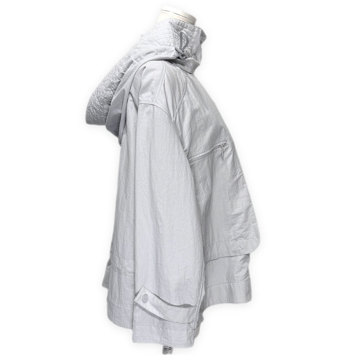 EMPORIO ARMANI 23SS ナイロンフード付きジップアップジャケット アウター パーカー ブルゾン アルマーニ レディース