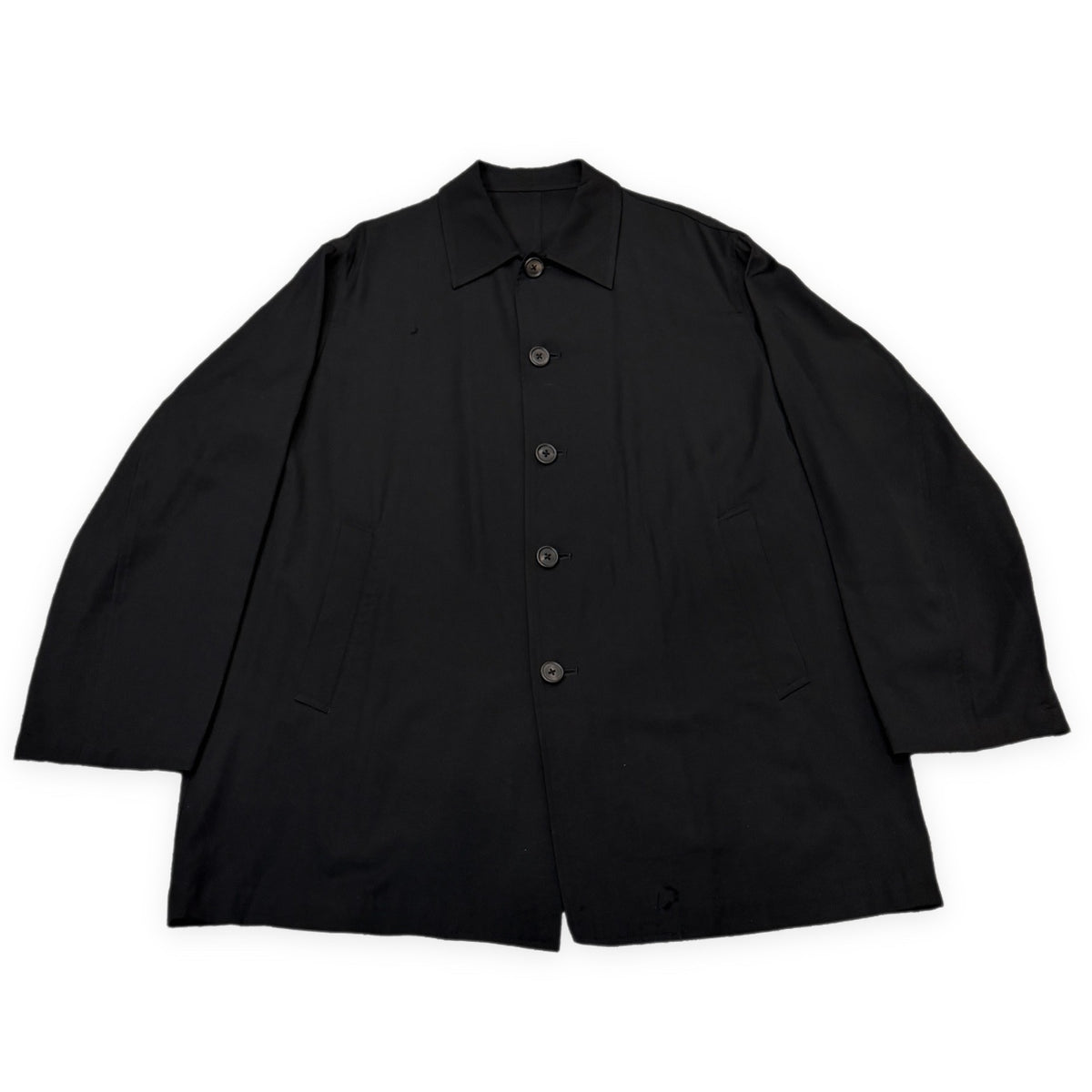Y's for men ウールギャバジンカバーオールジャケット ブルゾン コート アウター シワギャバ Archive 90s Yohji Yamamoto Pour Homme ヨウジヤマモトプールオム ワイズフォーメン メンズ