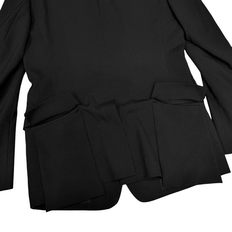 Y's for men ウールトロピカルバックポケットデザイン2Bテーラードジャケット ブレザー ブルゾン コート アウター Archive Yohji Yamamoto Pour Homme ヨウジヤマモトプールオム ワイズフォーメン メンズ