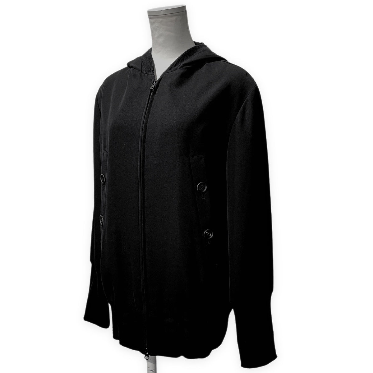 Y's ウールギャバジンジップアップフーデッドブルゾン ジャケット パーカー トップス アウター Yohji Yamamoto Femme ヨウジヤマモトファム ワイズ レディース