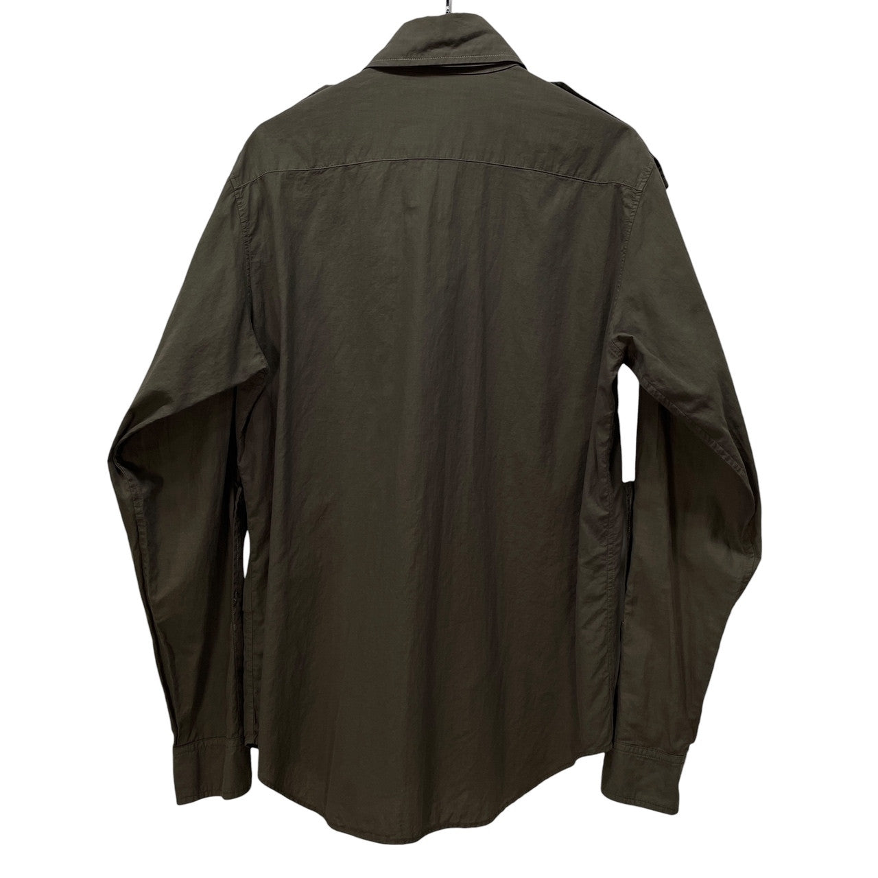 Y's for men コットンギャバジン襟着脱エポレット付ダブルポケットミリタリーシャツ ブラウス トップス Archive Yohji Yamamoto Pour Homme ワイズフォーメン ヨウジヤマモトプールオム メンズ