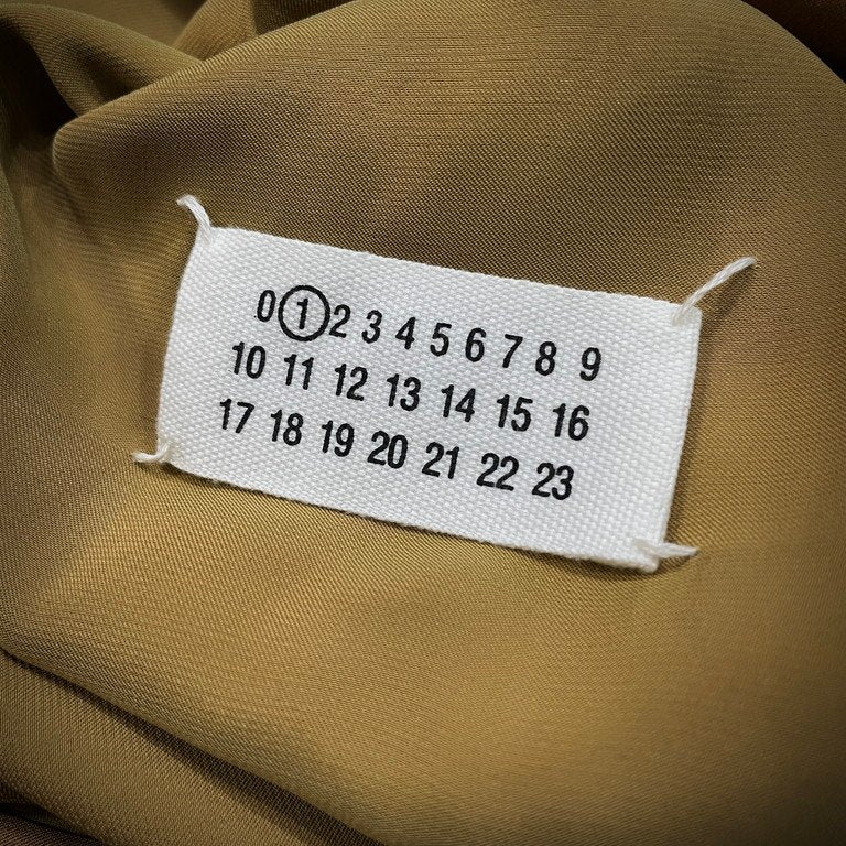 Maison Martin Margiela 1 10AW レーヨンシルクサテンドレープネックトップス ハイネック 変形 シャツ ブラウス カットソー Archive メゾンマルタンマルジェラ レディース