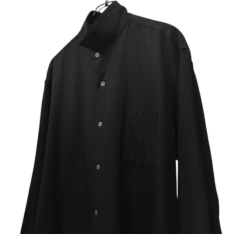 Y's for men ウールタキシードクロスオープンカラーオーバーサイズシャツ ブラウス トップス 開襟 Archive 90s ビッグシルエット Yohji Yamamoto Pour Homme ヨウジヤマモトプールオム ワイズフォーメン メンズ