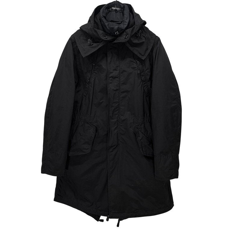 Y's × ASPESI サーモアライナーウェザークロスモッズコート Thermore Archive 中綿 ダウン ライニング取り外し可能 ジャケット ブルゾン アウター Yohji Yamamoto ワイズ アスペジ ヨウジヤマモト レディース メンズ