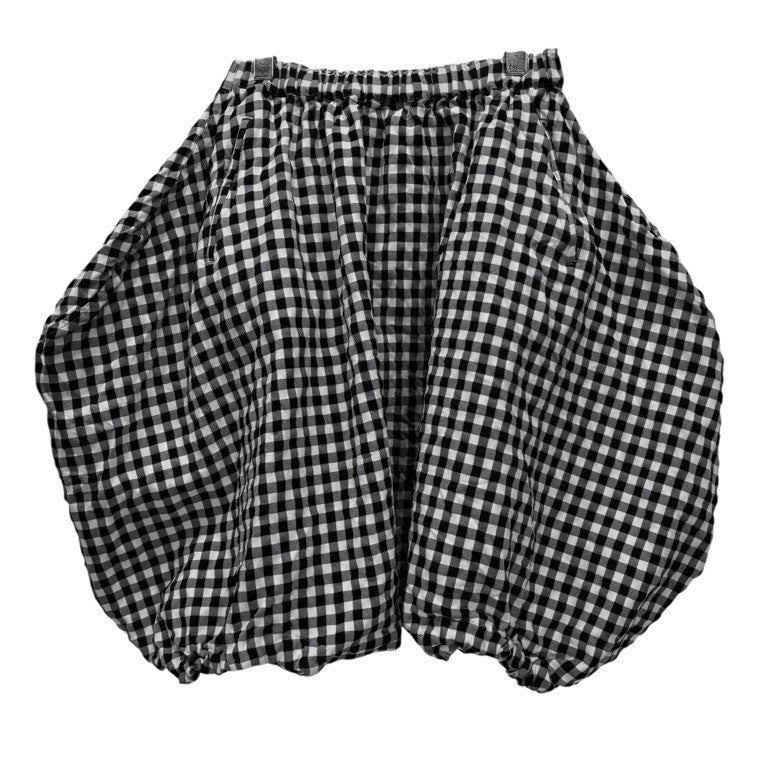 COMME des GARCONS COMME des GARCONS 13SS ギンガムチェックサルエルペンギンパンツ バルーン ボトムス ドローストリング コムコム コムデギャルソン レディース