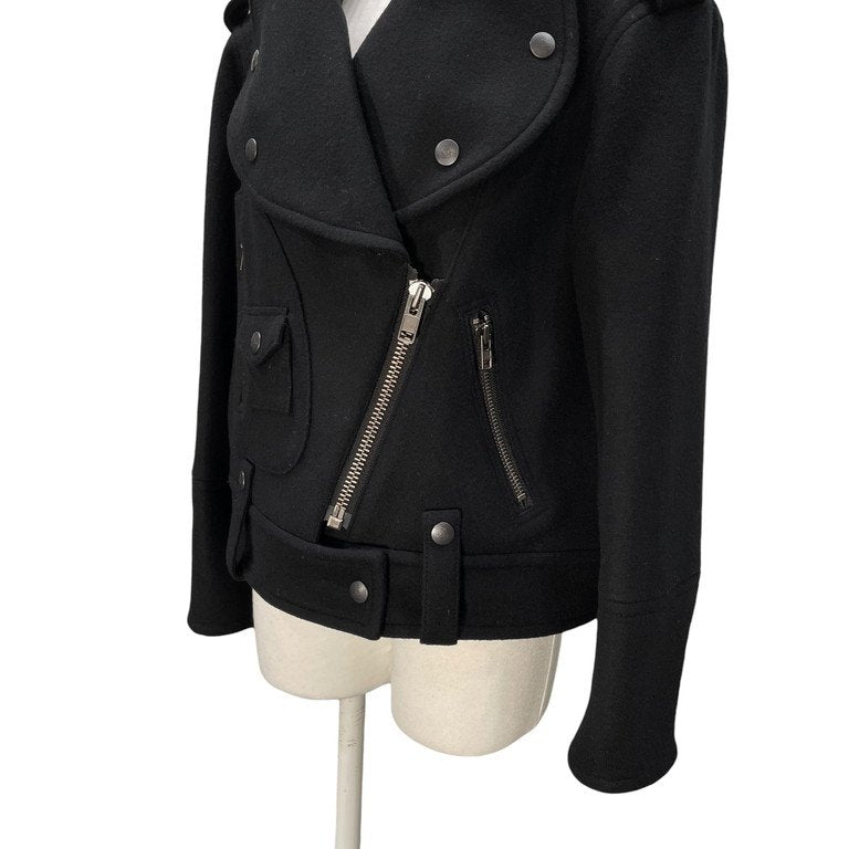 Vivienne Westwood RED LABEL ウールメルトンダブルライダースラブジャケット ブルゾン コート アウター ヴィヴィアンウエストウッド レッドレーベル レディース