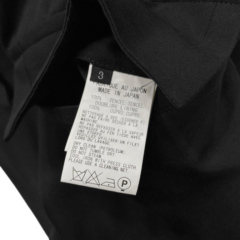 Ground Y 15AW ONE BUTTON COAT テンセルワンボタンロングコート ジャケット ブルゾン アウター Yohji Yamamoto ヨウジヤマモト グラウンドワイ メンズ レディース ユニセックス