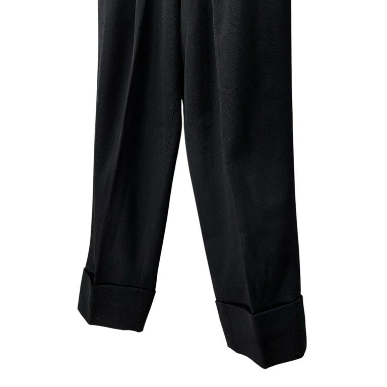 Y's オールドギャバジン1タック裾ダブルテーパードパンツ ボトムス Archive 70s Yohji Yamamoto Femme ヨウジヤマモトファム ワイズ レディース