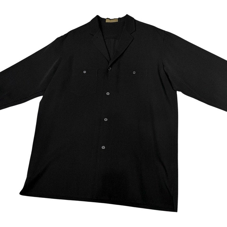 Y's for men ウールギャバジンダブルポケットラペル付きシャツ ブラウス トップス Archive 90s Yohji Yamamoto Pour Homme ワイズフォーメン ヨウジヤマモトプールオム メンズ