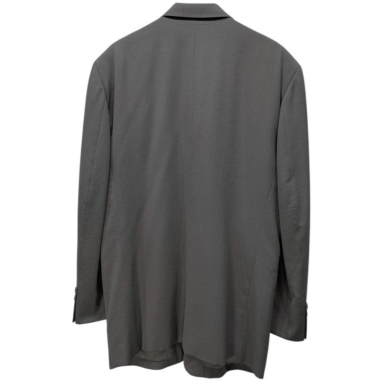 ISSEY MIYAKE MEN 91AW ウールギャバジンボックスシルエット2ボタンテーラードジャケット ブレザー ブルゾン アウター Archive 90s 本人期 イッセイミヤケメン メンズ