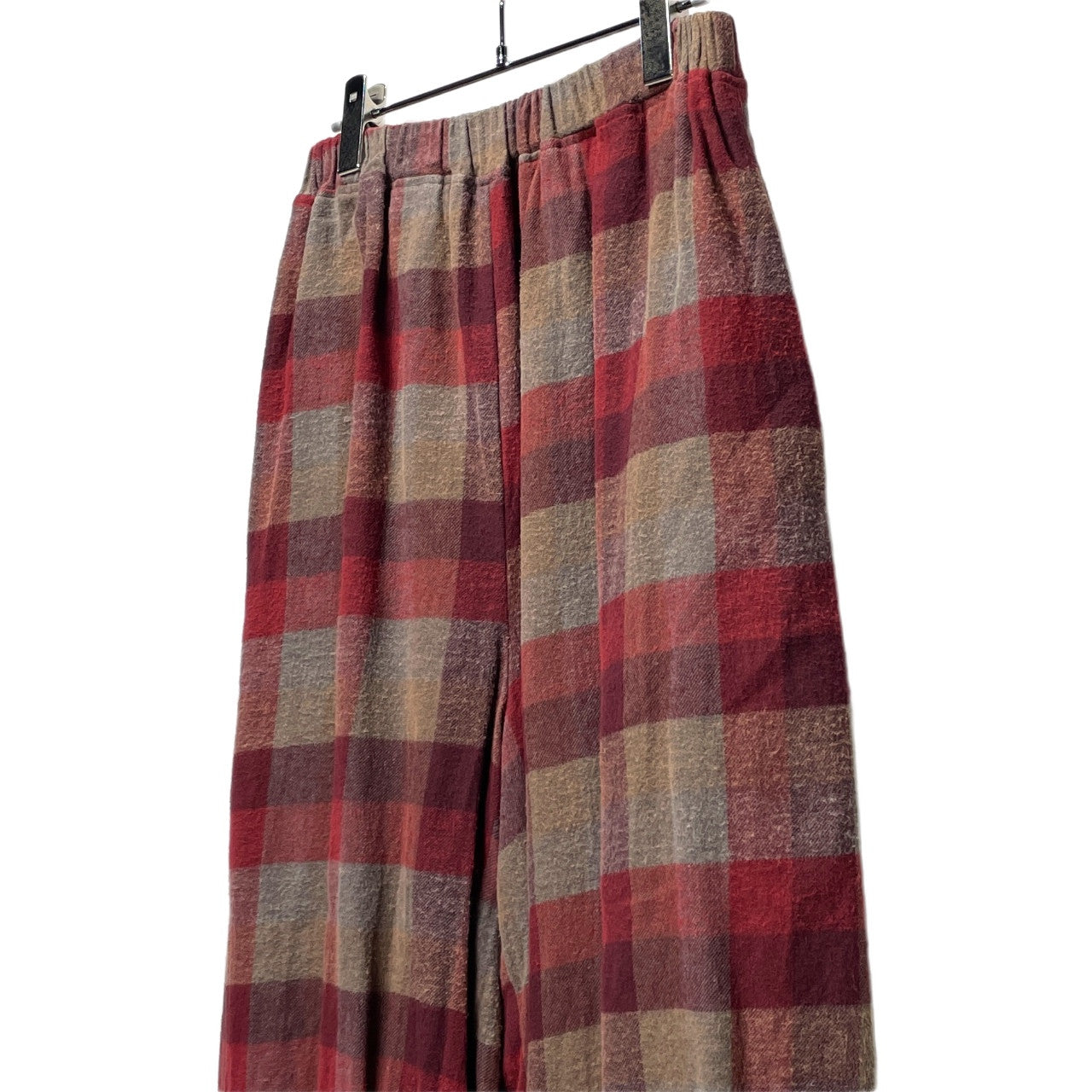 kujaku by Takuma Nishizaka balloon easy pants コットンフランネルチェックバルーンイージーパンツ 定価45,100円 P-623 ボトムス クジャク メンズ レディース ユニセックス