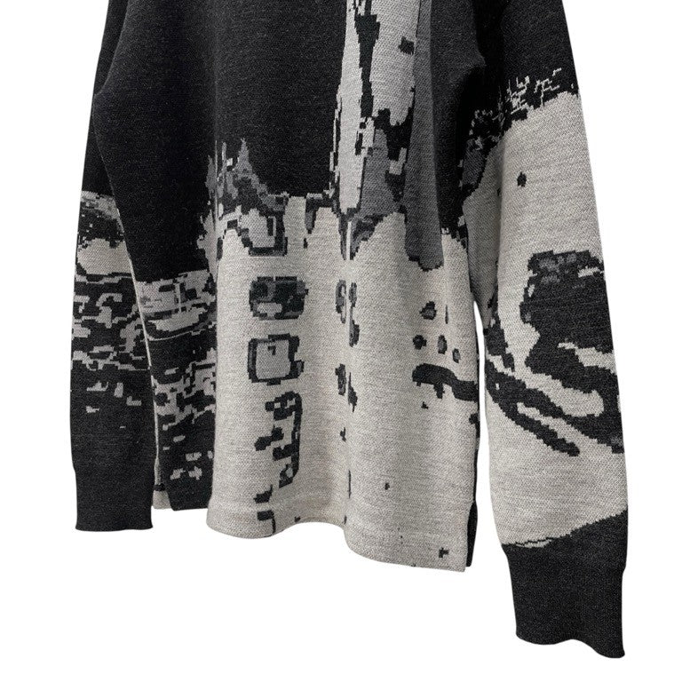SHINYA KOZUKA 20AW MONET KNIT モネモチーフグラフィックニット トップス セーター クロード・モネ シンヤコズカ メンズ