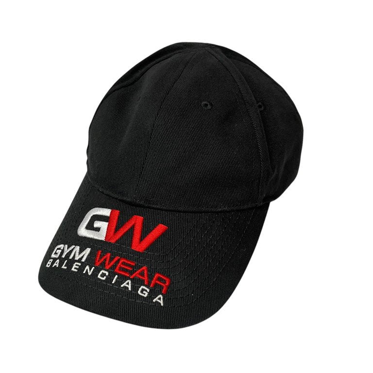 BALENCIAGA 20AW GYM WEAR LOGO CAP 3Dロゴ刺繍ジムウェアーキャップ 帽子 L 59cm バレンシアガ メンズ レディース ユニセックス