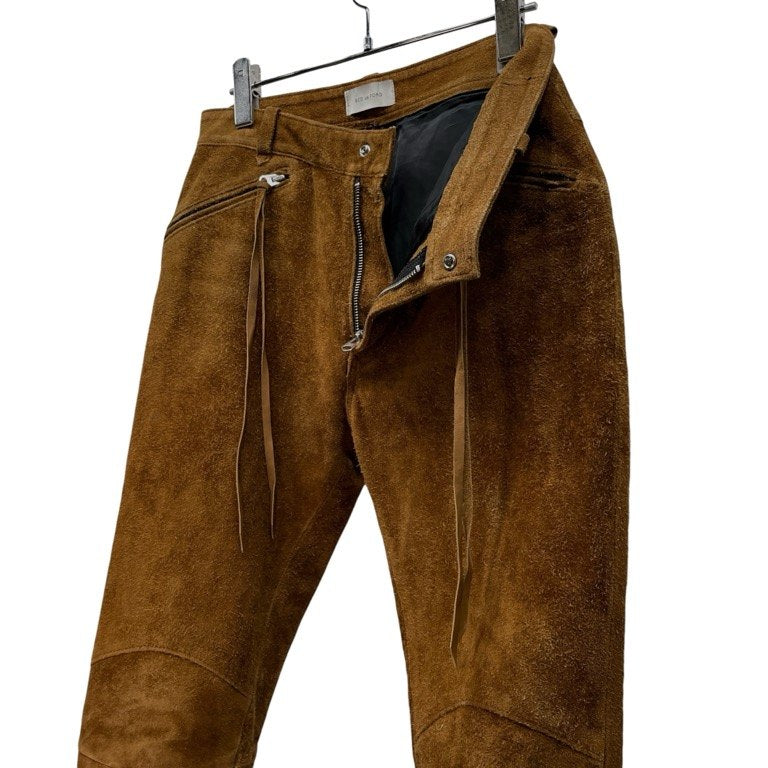 BED J.W. FORD スエードホースレザージョッパーズパンツ ジップ ウエスタン スウェード ボトムス ベッドフォード メンズ