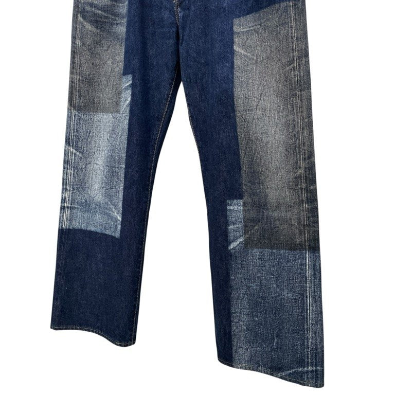 Y's for men × SPOTTED HORSE CRAFT ヴィンテージディテール5ポケットプリントセルヴィッジデニムパンツ ジーンズ ボトムス Archive Yohji Yamamoto Pour Homme ワイズフォーメン ヨウジヤマモトプールオム メンズ