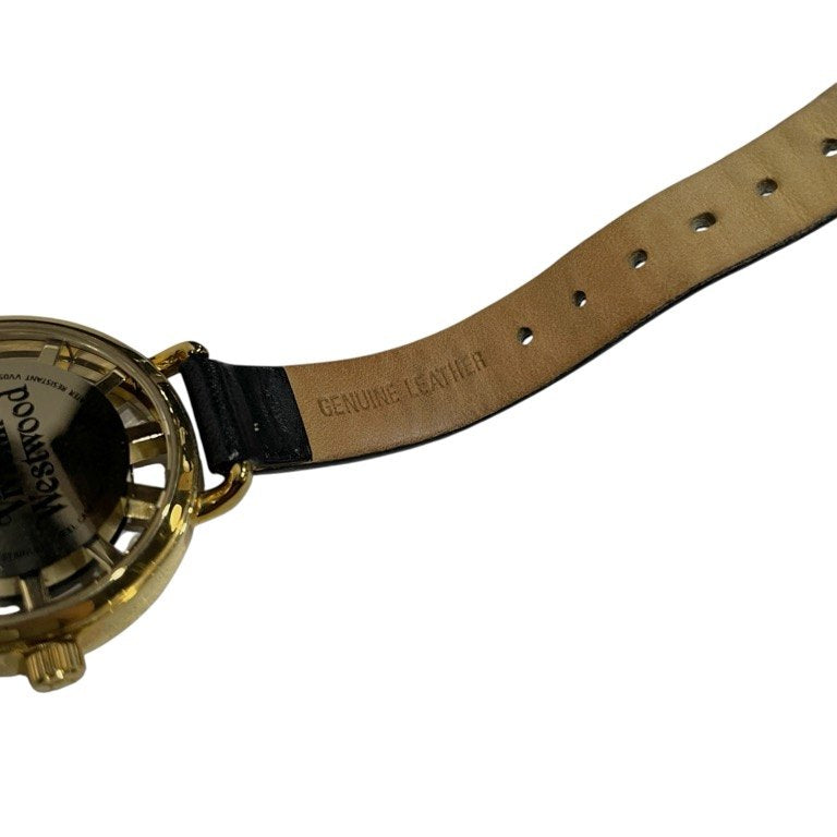 Vivienne Westwood 腕時計 プリムローズ オーブ ウォッチ 定価42,900円 ブラック ゴールド ヴィヴィアンウエストウッド レディース
