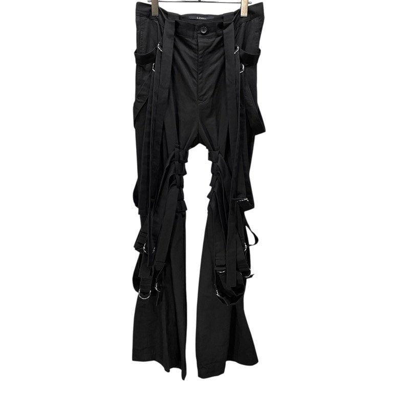 LIMI feu 19AW ツイルサスペンダー多連ベルトボンテージパンツ ボトムス Archive Yohji Yamamoto リミフゥ ヨウジヤマモト レディース メンズ ユニセックス