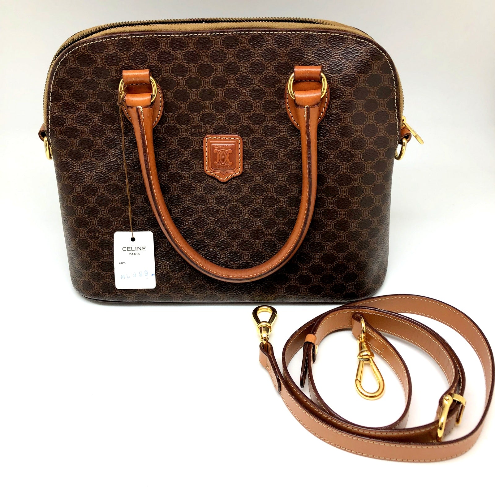 CELINE 2WAY ハンドバッグ マカダム