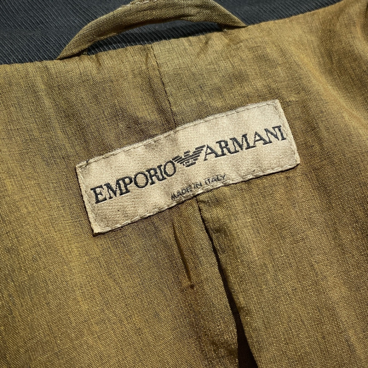 EMPORIO ARMANI ~90's EMPORIO ARMANI フリルデザインジップジャケット