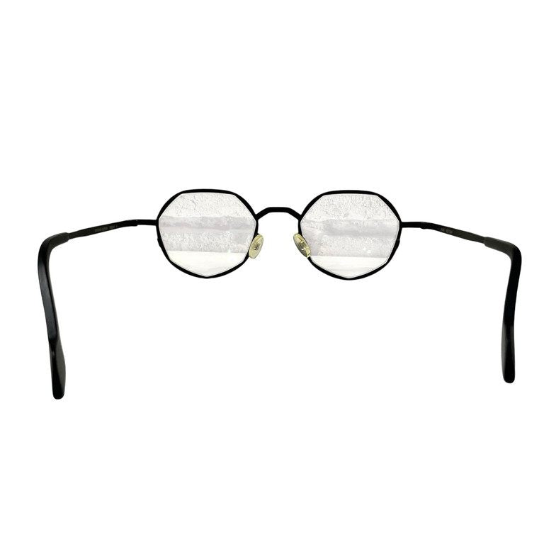 Komorebi Eyewear NICOLAI col. night black PVDコーティングチタンフレーム多角形メガネ 眼鏡 コモレビ アイウェア メンズ レディース ユニセックス
