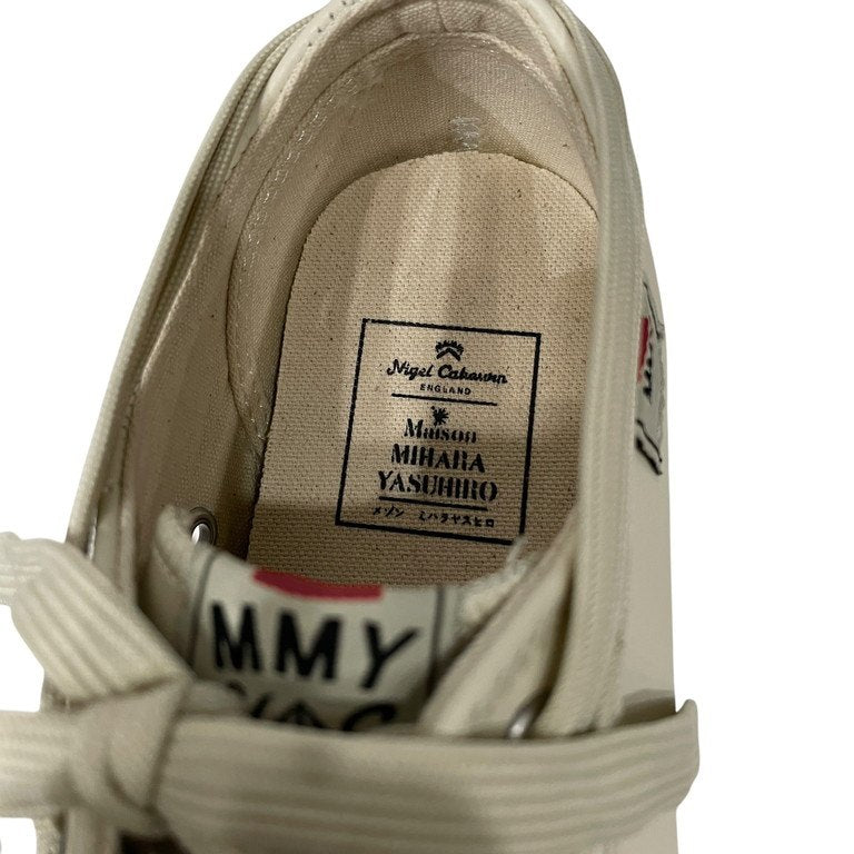 Nigel Cabourn × Maison MIHARA YASUHIRO SPLIT SNEAKER レザーキャンバスローカットスプリットスニーカー シューズ 靴 クツ 定価31,900円 未使用 箱付き メゾンミハラヤスヒロ ナイジェルケーボン メンズ レディース ユニセックス