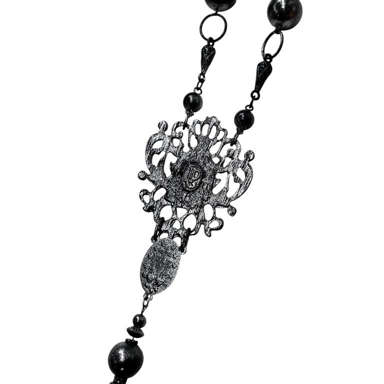 Jean Paul GAULTIER スカルマリアチェーンネックレス 一点物 激レア 希少 Archive 90s 00s JPG 未使用 ペンダント アクセサリー ジャンポールゴルチエ メンズ レディース ユニセックス