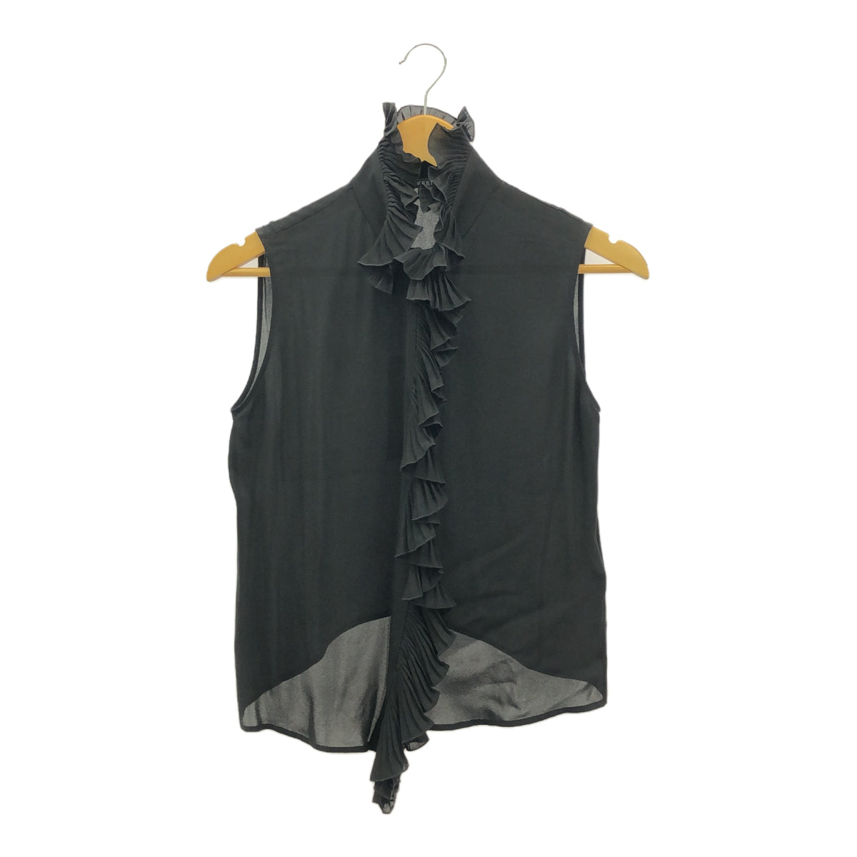 GUCCI GUCCI ノースリーブフリルトップス