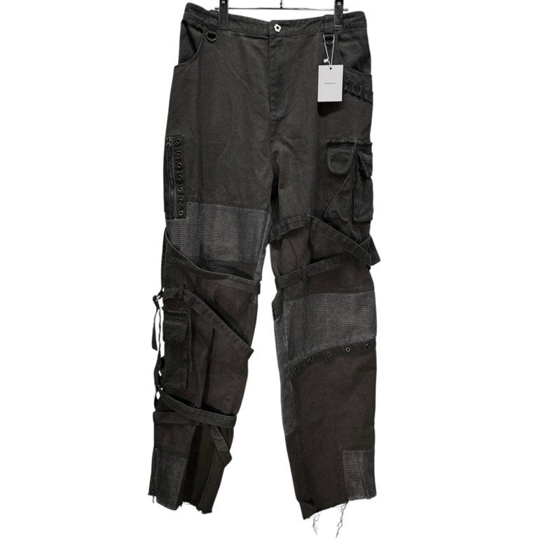 UNDERWATER Scavenger Heavyduty Multi プロダクトダイマルチポケットボンテージカーゴパンツ 製品染め テクノ テック ベルト ボトムス 未使用タグ付き アンダーウォーター メンズ