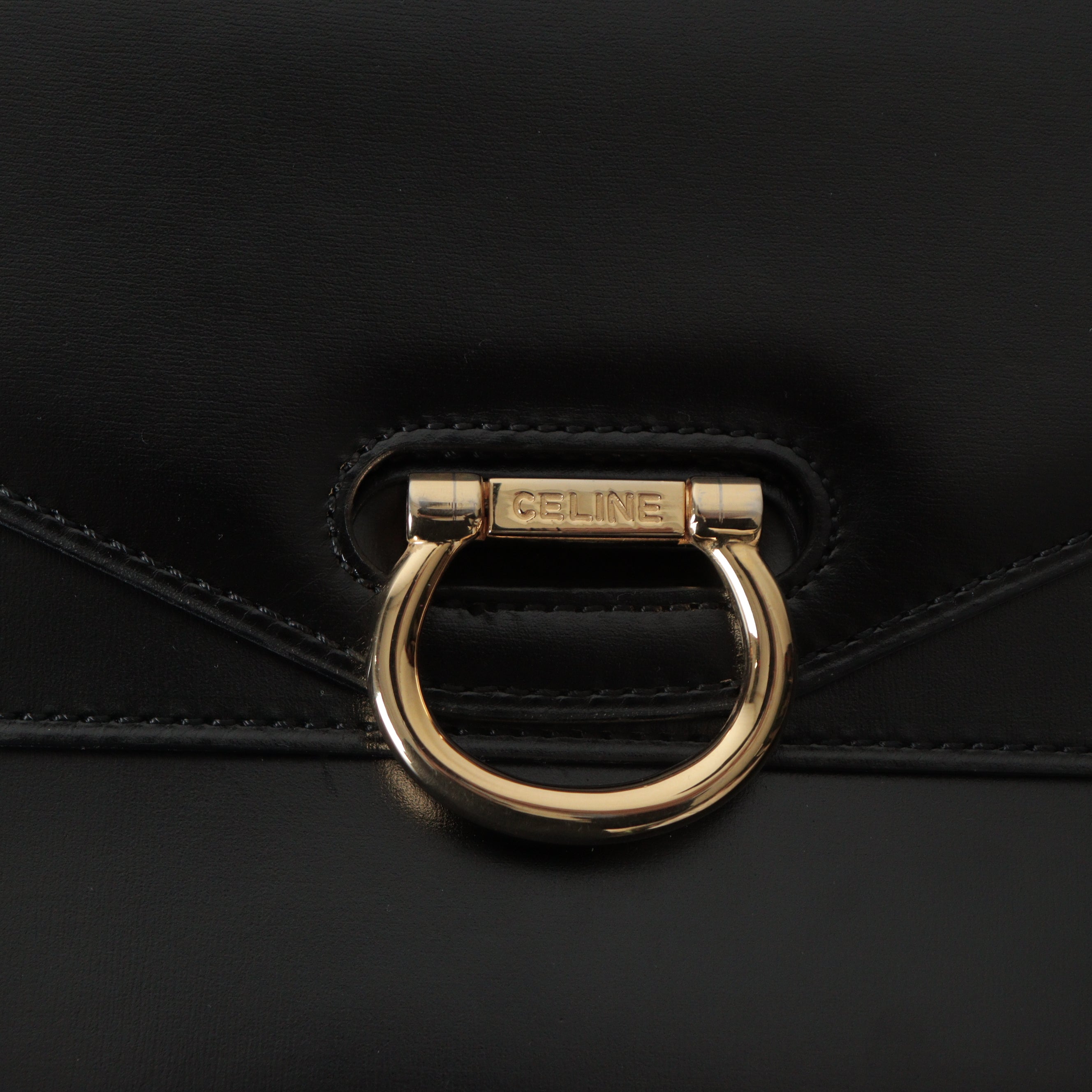 CELINE レザー ハンドバッグ