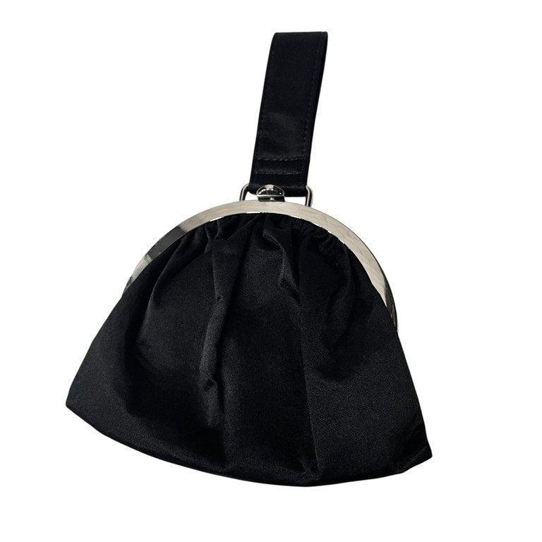 Yohji Yamamoto Femme 01SS シルクがま口ミニハンドバッグ コレクション着用モデル 鞄 カバン ウォレット 小物 Archive ヨウジヤマモトファム レディース