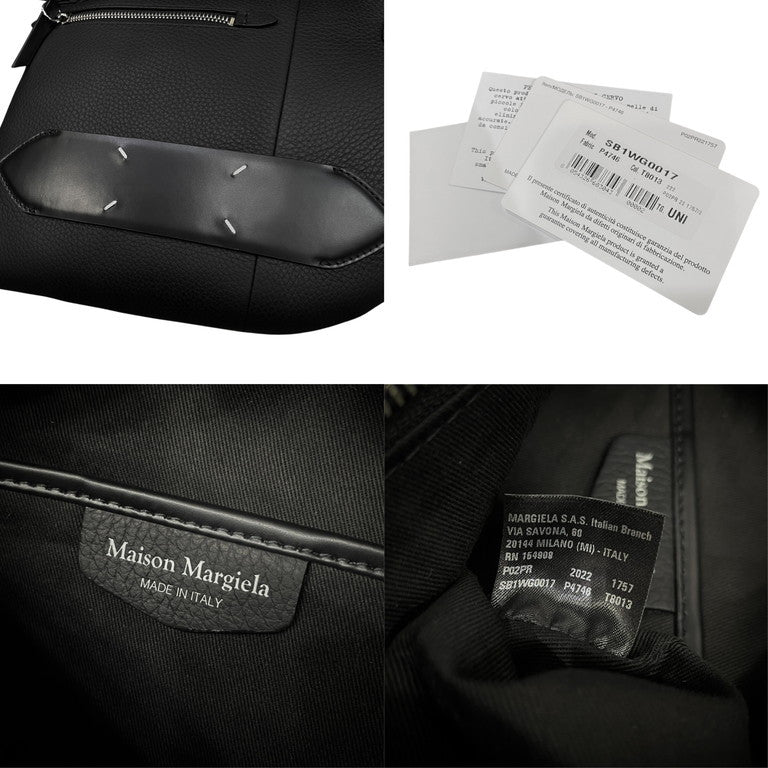 Maison Martin Margiela 5AC グレインレザー ショルダーバッグ ボディバッグ 定価246,400円 未使用 SB1WG0017 P4746 メゾンマルジェラ メンズ レディース ユニセックス