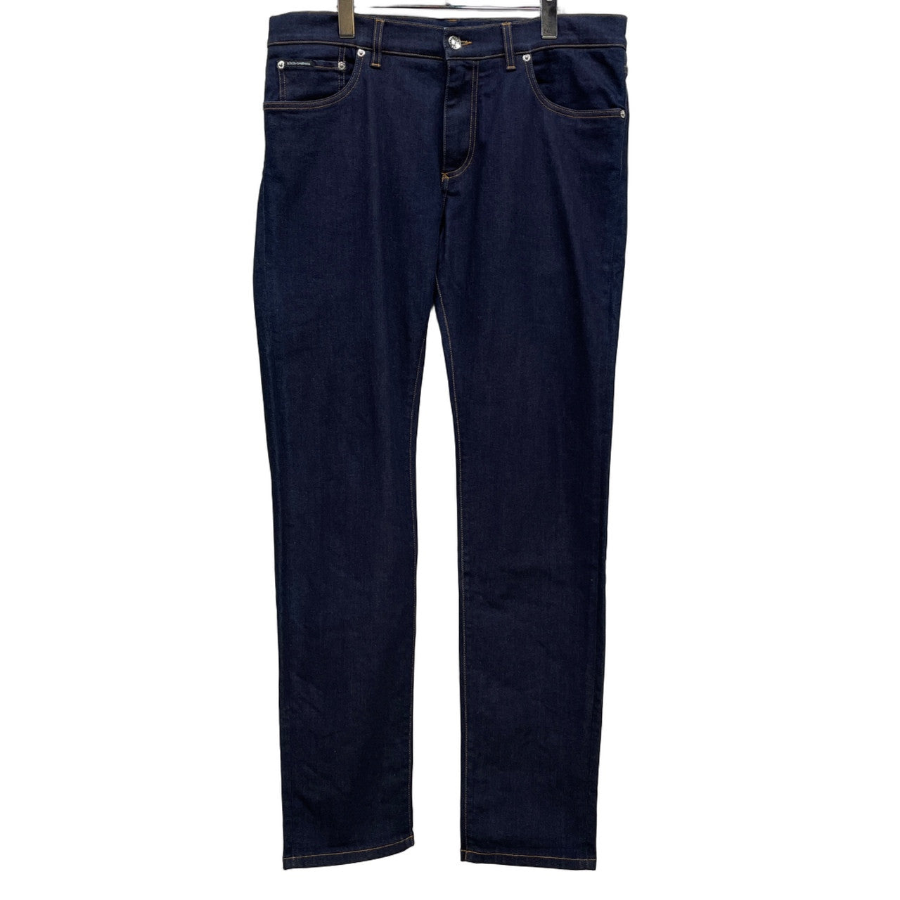 DOLCE&GABBANA 19AW ロゴ刺繍ワッペンバックポケットスリムフィットデニムパンツ ジーンズ SLIM ボトムス D&G ドルチェアンドガッバーナ メンズ