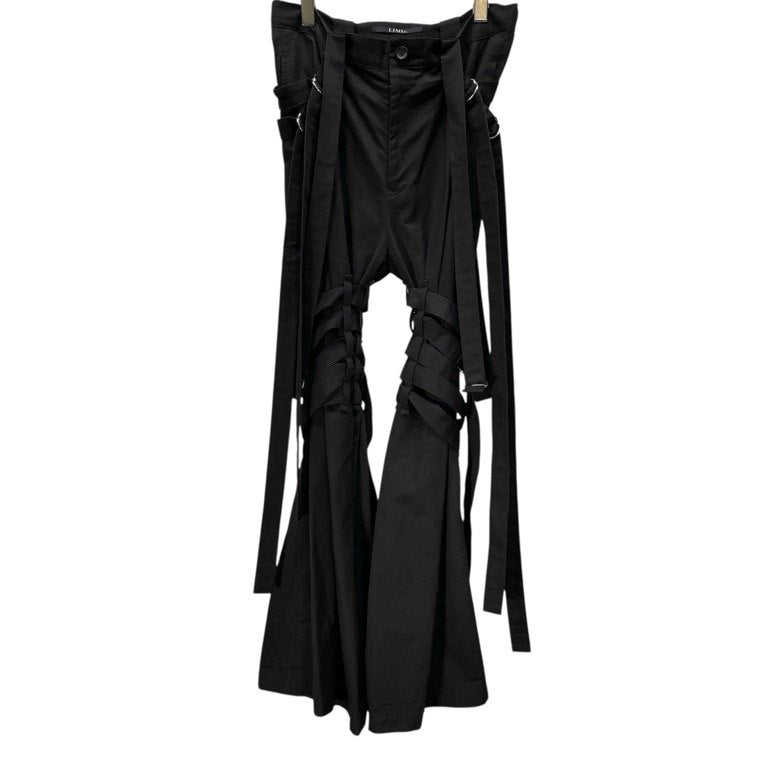 LIMI feu 19AW ツイルサスペンダー多連ベルトボンテージパンツ ボトムス Archive Yohji Yamamoto リミフゥ ヨウジヤマモト レディース メンズ ユニセックス