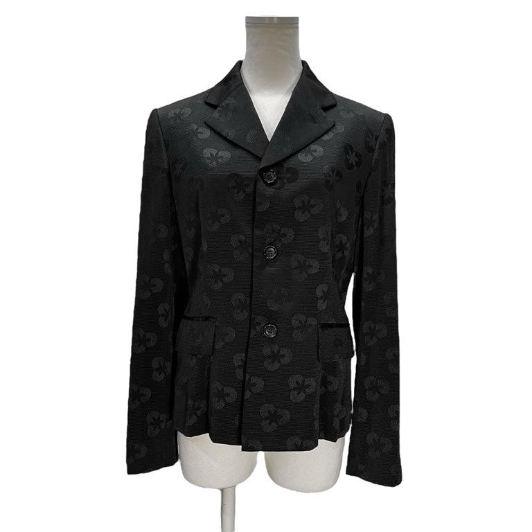 robe de chambre COMME des GARCONS 03AW ポリエステルレーヨンフラワージャカード3Bテーラードジャケット 花柄 総柄 Archive 現コムコム コート アウター コムデギャルソン レディース
