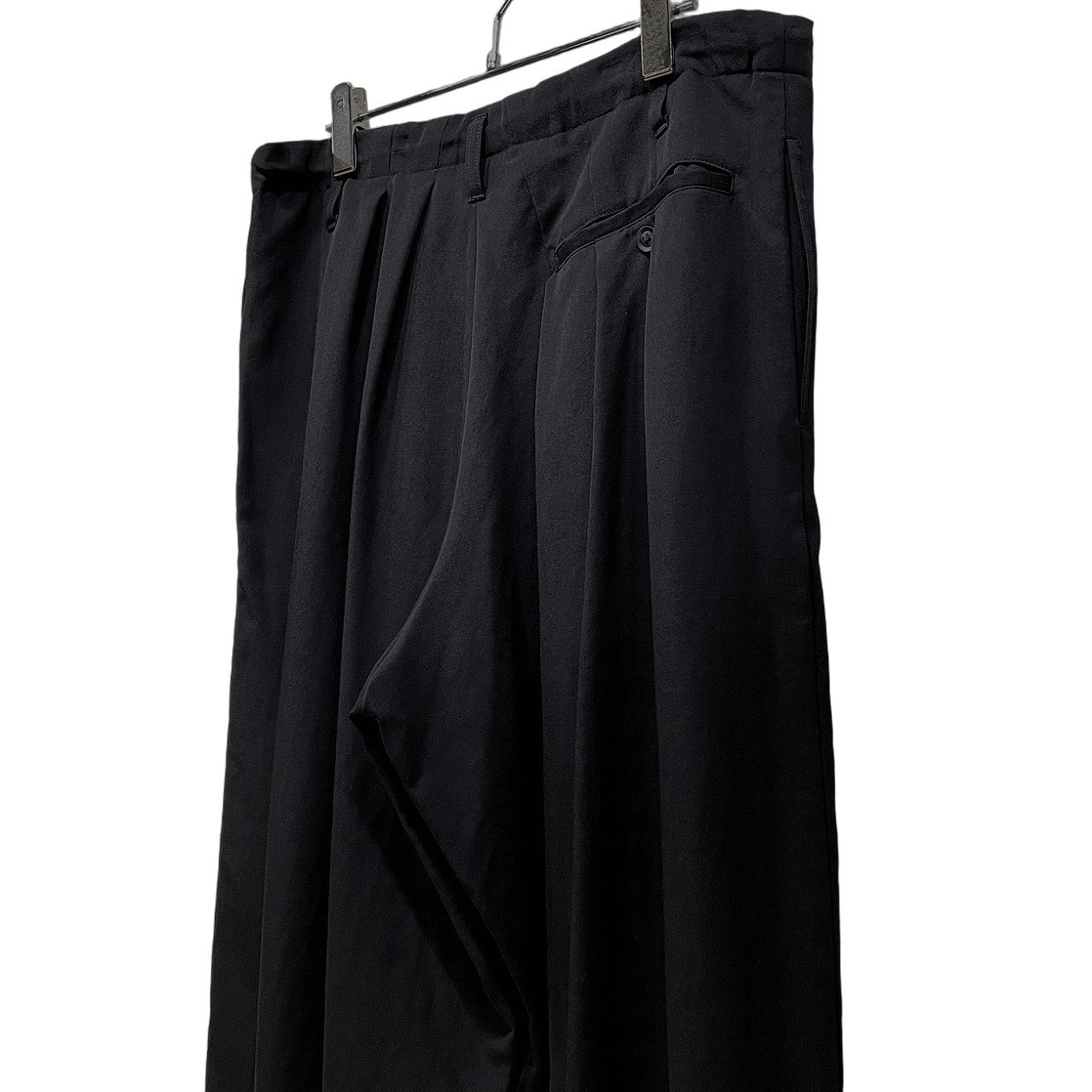 Yohji Yamamoto Pour Homme 25AW WOOL GABARDINE THIN BALLOON PANTS ウールギャバジンバルーンパンツ HL-P06-100 ボトムス 定番 定価82,500円 ヨウジヤマモトプールオム メンズ