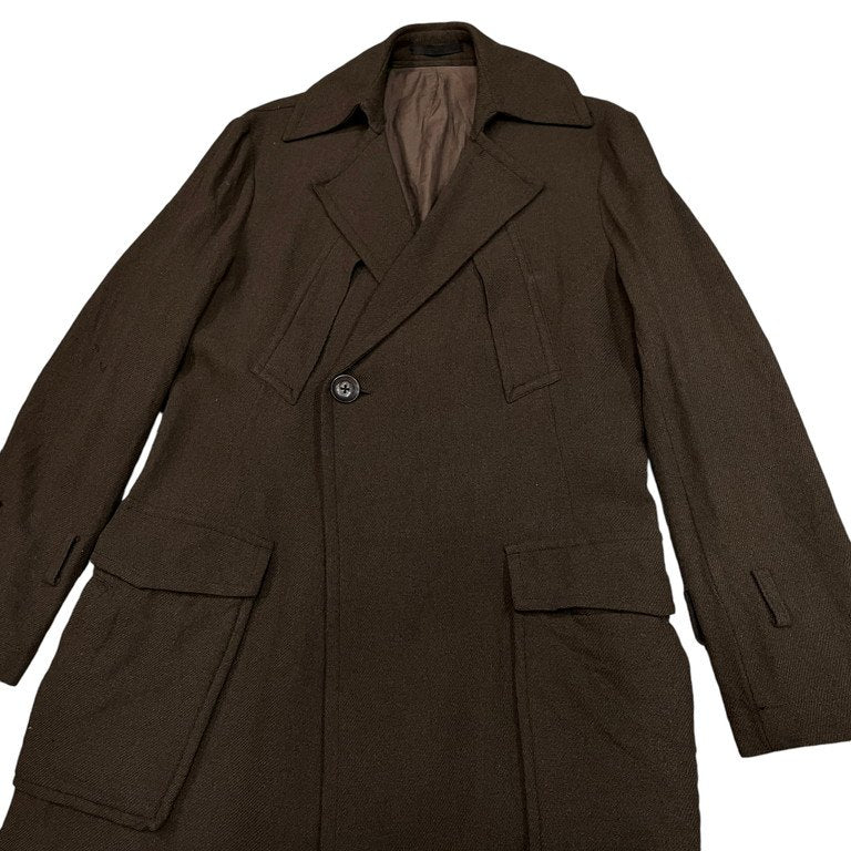 Y's for men ウールツイード6ポケットミリタリーコート Archive ジャケット ブルゾン アウター Yohji Yamamoto Pour Homme ヨウジヤマモトプールオム ワイズフォーメン メンズ