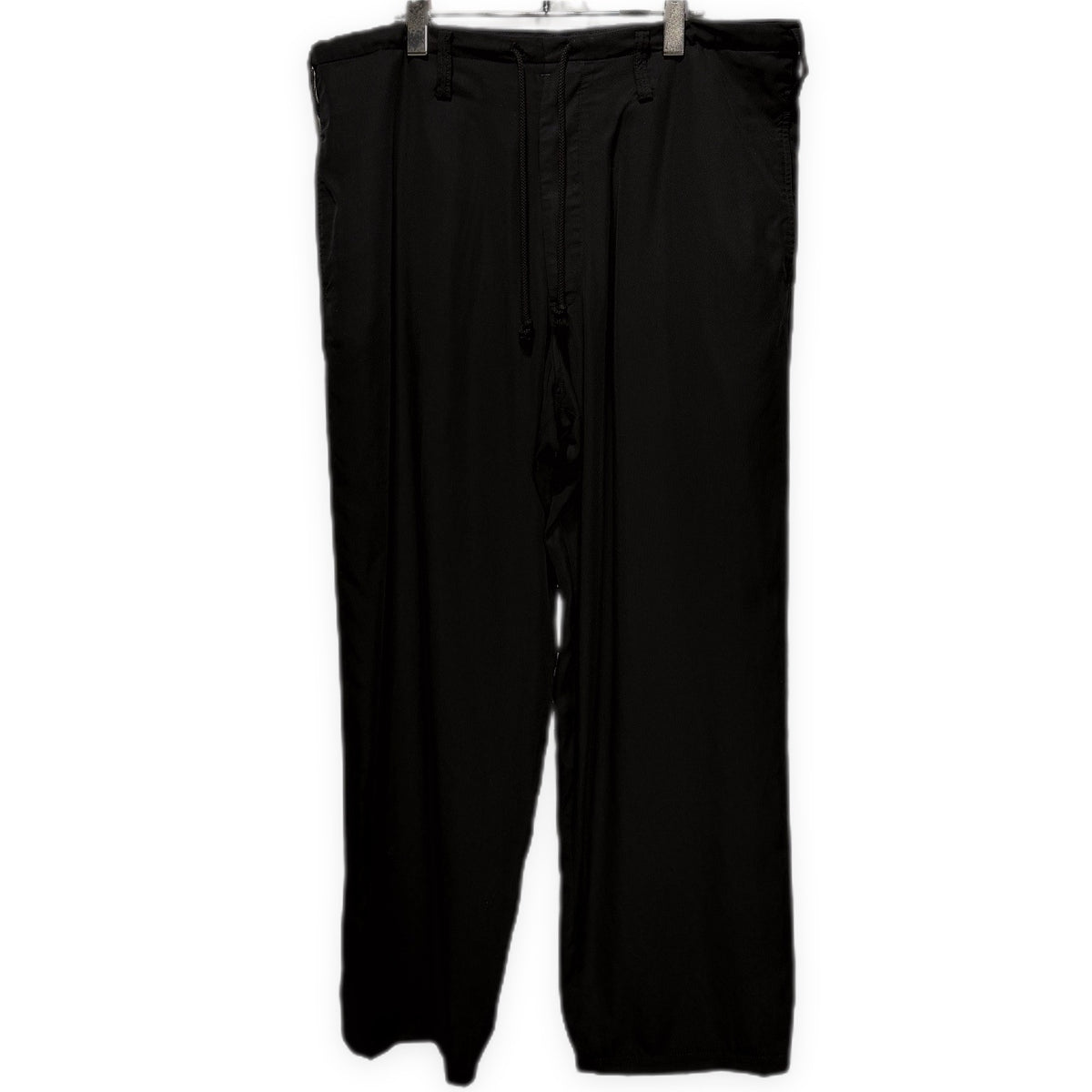 REGULATION Yohji Yamamoto MEN 21SS S-RE CLASSIC STRING Pe BARBER セルロースギャバジンドローストリングパンツ ボトムス レギュレーション ヨウジヤマモト メンズ