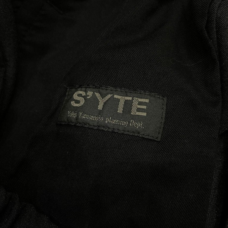 S'YTE Yohji Yamamoto SHIWANOARU P/E STRETCH TWILL SWITCHING SEAM POCKET 6-QUARTER-LENGTH SAROUEL PANTS ストレッチポリエステルツイルサルエルカーゴハーフパンツ サイト ヨウジヤマモト メンズ レディース ユニセックス