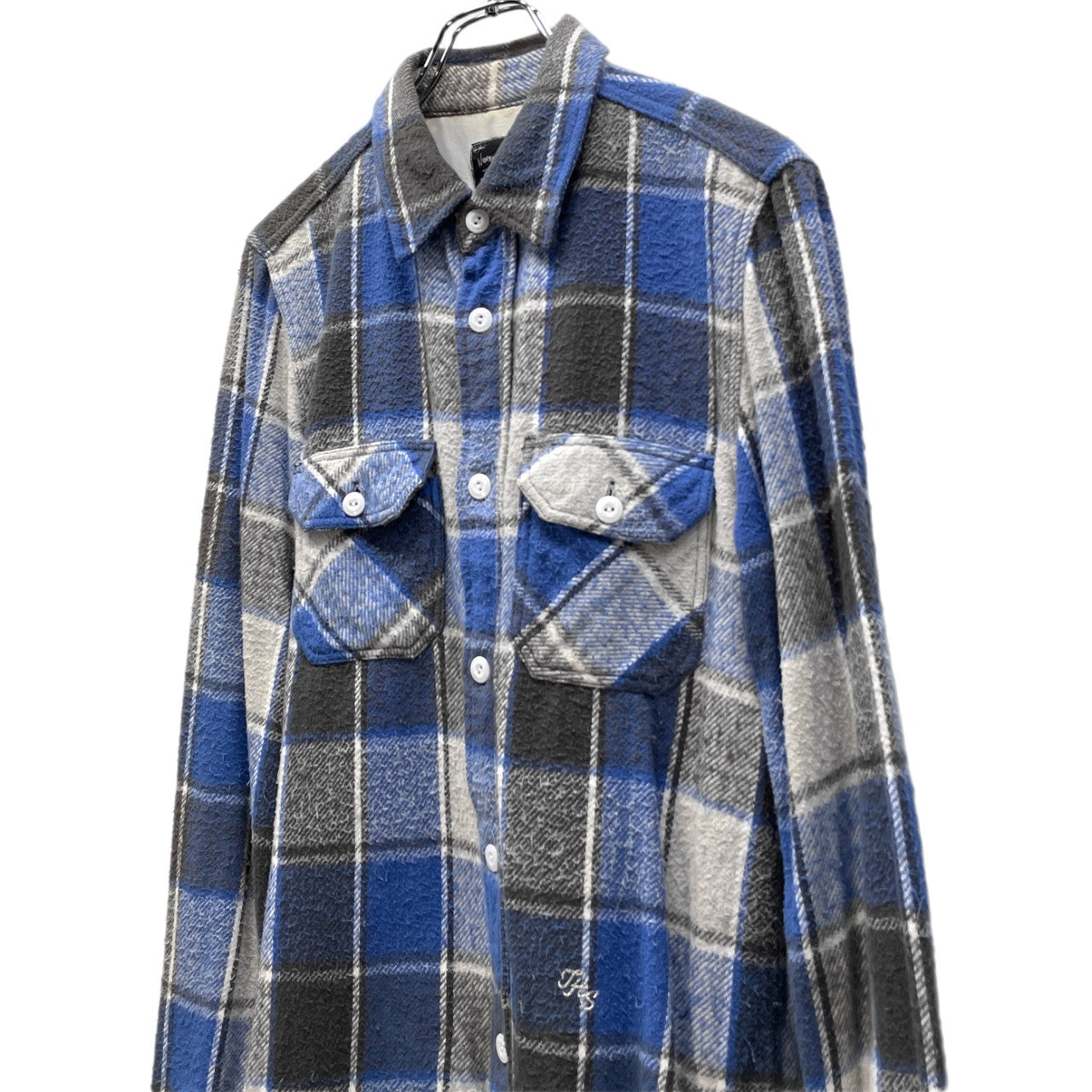 NUMBER NINE 05AW コットンフランネルダブルポケットチェックシャツ Archive THE HIGH STREETS期 トップス ブラウス ナンバーナイン メンズ