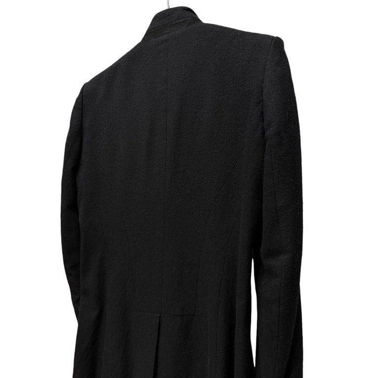 JULIUS 13AW シュリンクウール&メルトン1Bナローラペルテーラードジャケット crack; ブルゾン コート アウター ユリウス メンズ