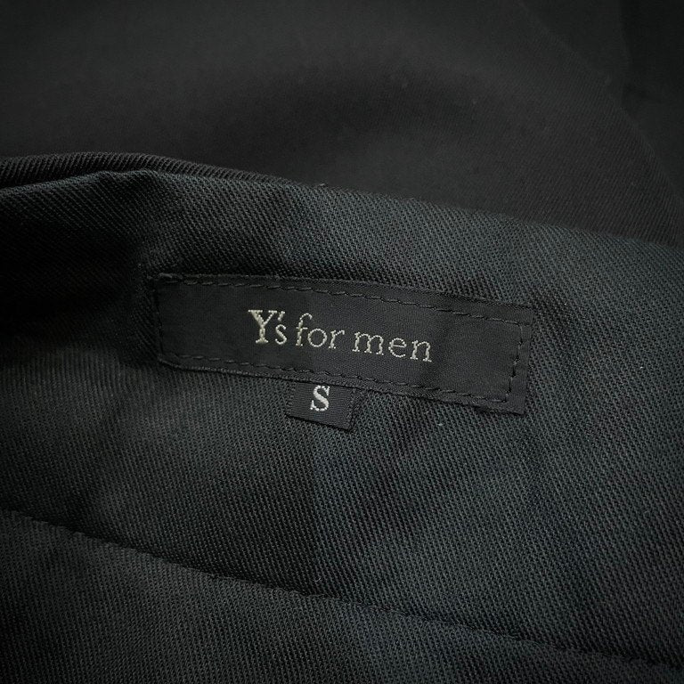 Y's for men ウールギャバジン2タックフラップポケットハイウエストパンツ スラックス トラウザーズ Archive 90s Yohji Yamamoto Pour Homme ヨウジヤマモトプールオム ワイズフォーメン メンズ